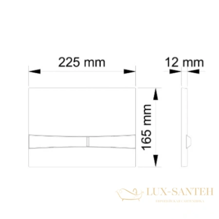 кнопка berges frame 040055 для инсталляции novum f5, черный soft touch