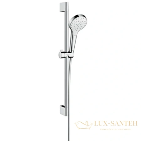 душевой гарнитур hansgrohe croma select s 26565400 ecosmart, белый - хром