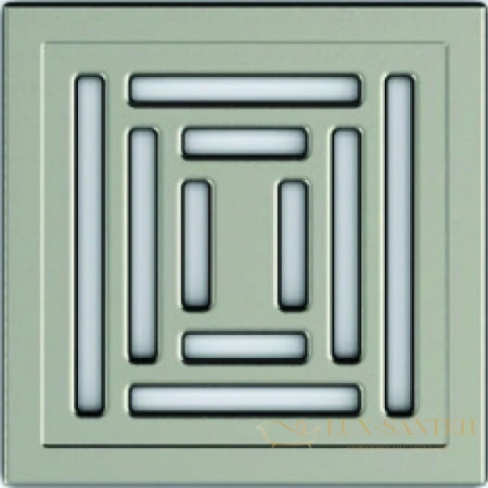 душевой трап berges zentrum uno 090371 99x99/50 мм, матовый хром