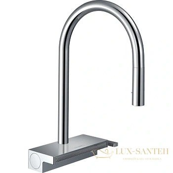 смеситель для кухни hansgrohe aquno select m81 73837000 хром