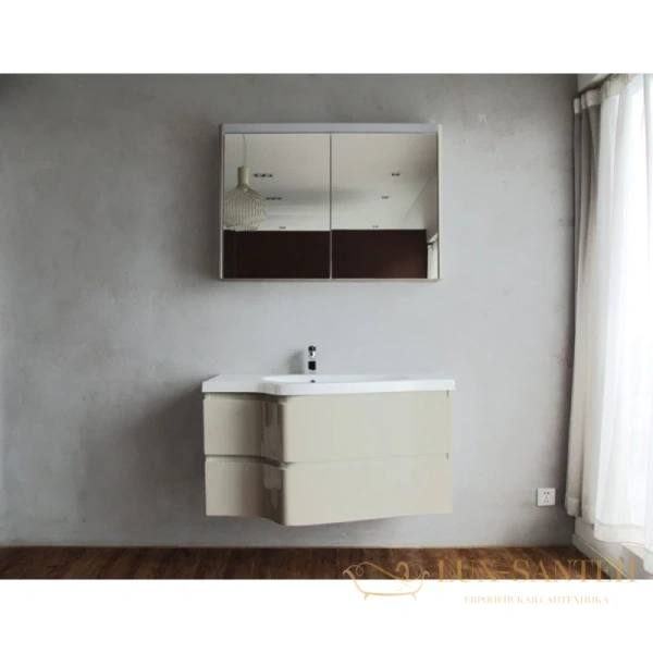 зеркальный шкаф belbagno bb1000bms/tl с подсветкой 100x70 см