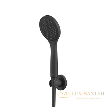 душевой набор whitecross, set50microbl черный матовый