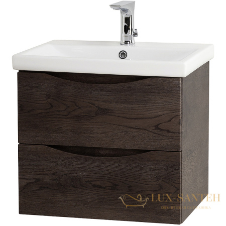 тумба под раковину belbagno marino-cer marino-cer-700-2c-so-rng-p 70 см подвесная, rovere nature grigio