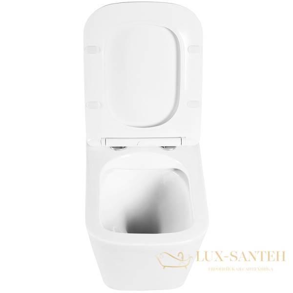 комплект унитаза с инсталляцией belbagno due bb3103chr/sc/bb002-80/bb018-gv-bianco с сиденьем микролифт и клавишей смыва, белый
