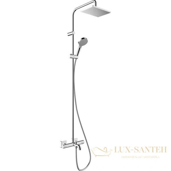 душевая стойка hansgrohe vernis blend showerpipe 230 1jet ecosmart 26098000