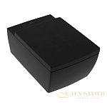 Чаша подвесного унитаза Villeroy & Boch Memento 2.0 4633 R0 S5 Ebony CeramicPlus, черный матовый
