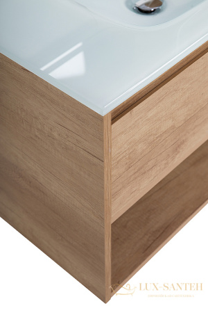 тумба под раковину belbagno kraft kraft-900-1c-so-rnn 90 см подвесная, rovere nebrasca nature