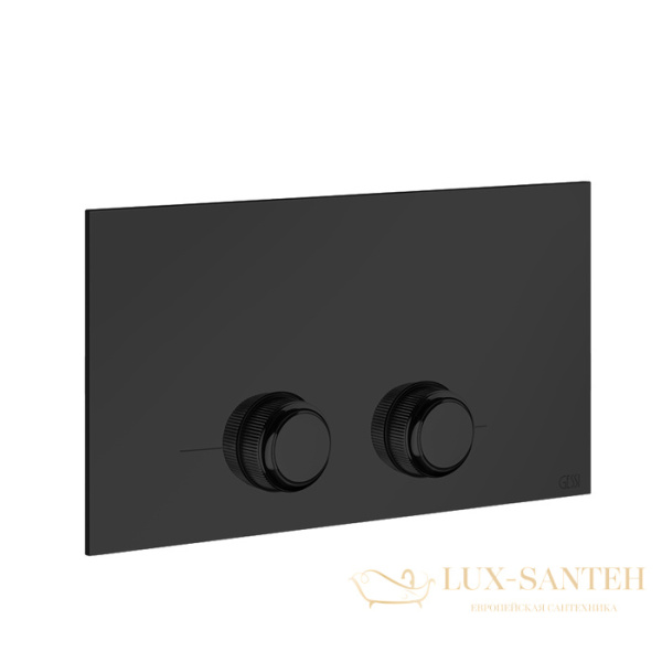 накладная панель смыва gessi venti20 54653.299 для инсталляций viega, black xl