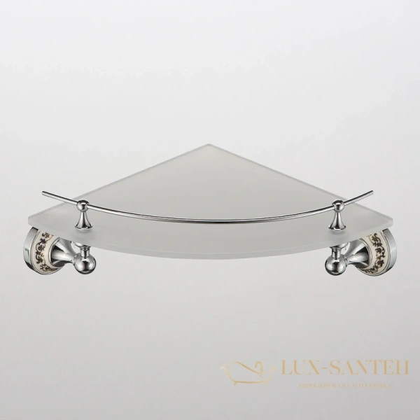 полка стеклянная schein saine chrome 7053048, хром