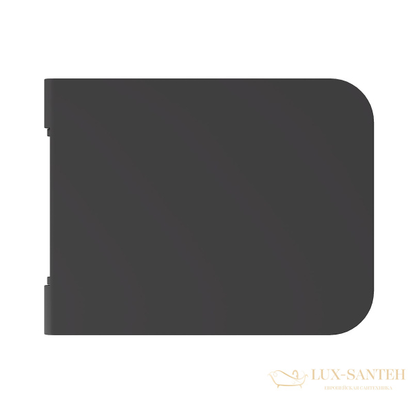 сиденье для унитаза softclose, alice hide, mc3108sqs, черный матовый