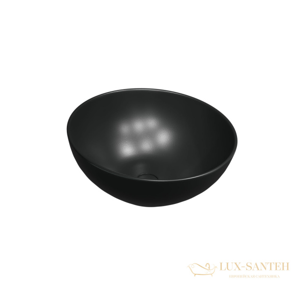 раковина накладная charus emilia 700-013b, 320*320*130 мм, черный матовый