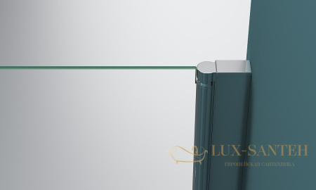 душевая дверь belbagno etna etna-b-1-60-c-cr-90 60 см профиль хром, стекло прозрачное 