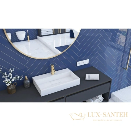 раковина rea goya rea-u8901 60х37 см, белый