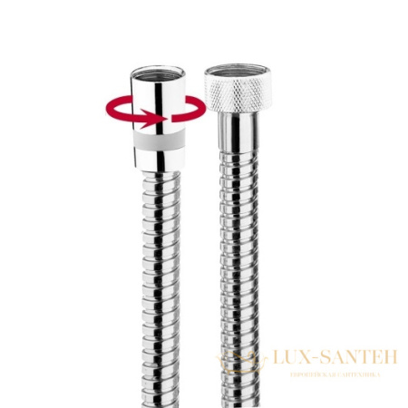 душевой шланг bossini doppia aggraffatura a00048d.030 1,75 м, хром