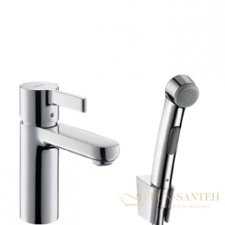 смеситель для раковины hansgrohe metris s 31160000 с душем