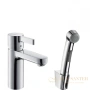 смеситель для раковины hansgrohe metris s 31160000 с душем
