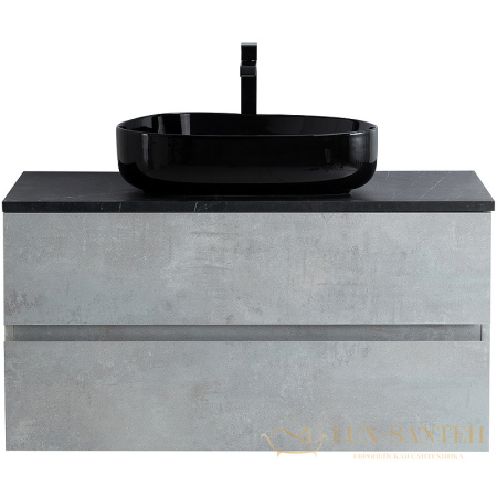 тумба под раковину cezares molveno 46 molveno 46-100-2c-so-bet 100 см подвесная, beton