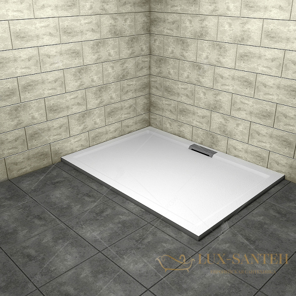 душевой поддон rgw gws 03150290-01 из искусственного камня gws-21 100х90, белый