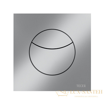 пневматическая дистанционная пластиковая панель смыва унитаза teceflushpoint для двойной системы смыва, квадратная, хром матовый, 9240980