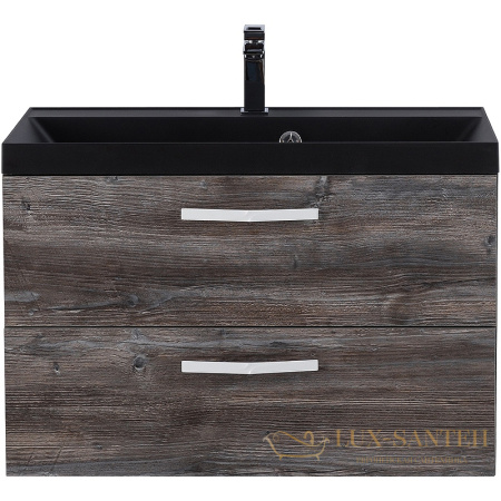 тумба под раковину belbagno aurora aurora-800-2c-so-pp 80 см подвесная, pino pasadena