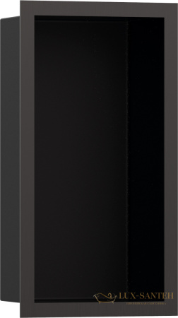 полка hansgrohe xtrastoris individual 56095340 шлифованный черный хром