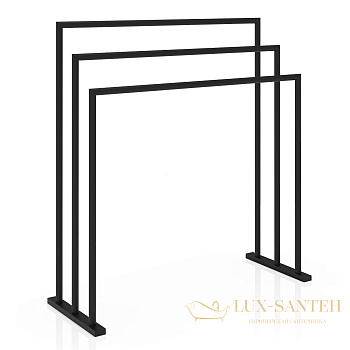 полотенцедержатель decor walther porzellan ht9 0500360 напольный, черный матовый