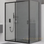 душевой уголок rgw classic 32094885-014 cl-48b 150x80, профиль черный матовый, стекло прозрачное