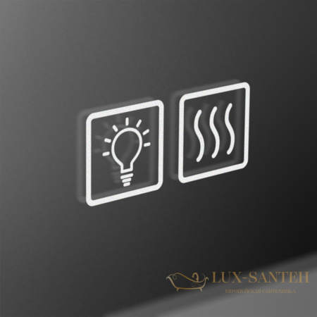 зеркало belbagno marino spc-mar-700-800-led-tch-warm 70 см с подсветкой, с подогревом, с сенсорным выключателем, серый