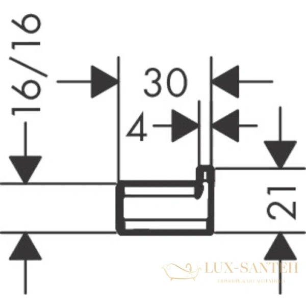 крючок hansgrohe addstoris 41742700 матовый белый