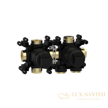 встраиваемая часть almar modular e186901, смесителя для душа на 2 выхода, горизонтальный монтаж