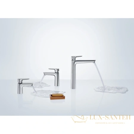 кран hansgrohe talis e 71706000 для раковины, хром