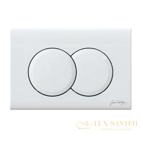 комплект jacob delafon odeon rive gauche edr103-00,  унитаз, инсталляция, сиденье микролифт, панель смыва, белый глянцевый