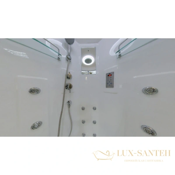 душевая кабина timo lux t-7790 90x90x220 см, стекло прозрачное