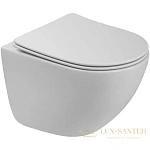 Подвесной безободковый унитаз BelBagno Amanda BB051CH-TOR-FC, белый