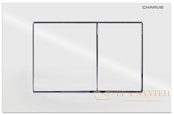 панель смыва charus tm, minimalista, fp.310.11.01, белый глянцевый