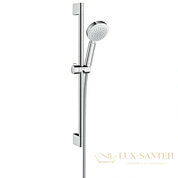 душевой гарнитур hansgrohe crometta 100 vario 26651400 белый/хром