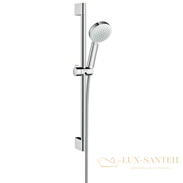 душевой гарнитур hansgrohe crometta 100 vario 26651400 белый/хром