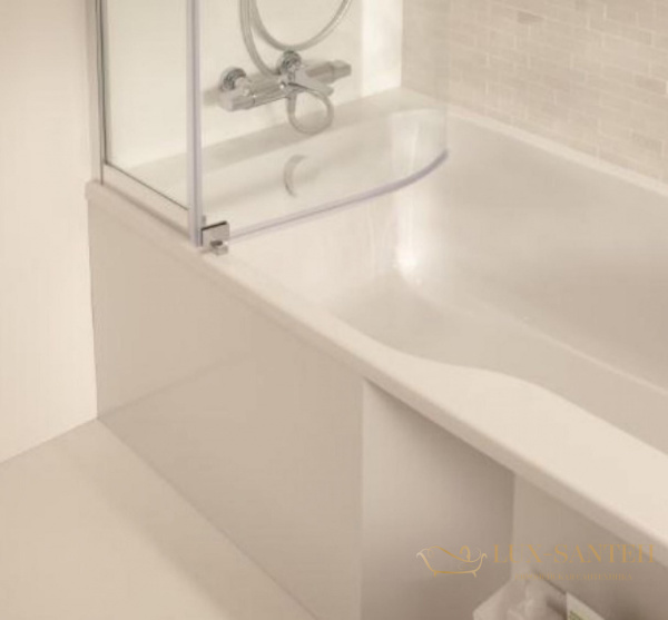 акриловая ванна jacob delafon bain douche malice e6d065l-00 170*90 см левосторонняя, белый