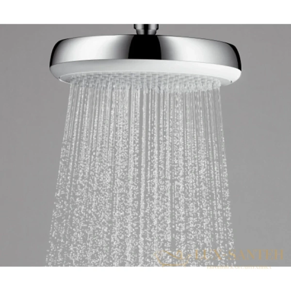 верхний душ hansgrohe crometta 160 1jet 26577400 белый/хром
