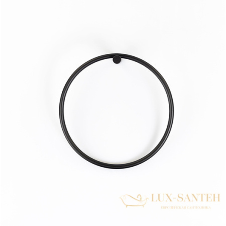 полотенцедержатель кольцо stil haus hashi hs07(23), черный матовый