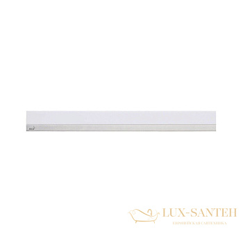 alcaplast решетка для водоотводящего желоба (apz6, apz16) дизайн mineral posh, искусственный камень, белый, нерж. сталь, матовая mp1200-1050