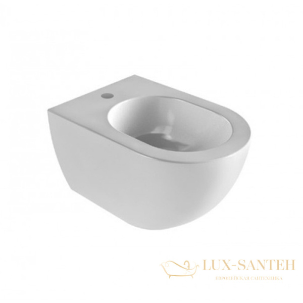 биде подвесное azzurra comoda, cmbis000000mbi/(com 500/sosp bi)*1, с 1 отв. под смеситель 51,5х36см, цвет белый