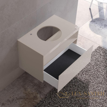 тумба под умывальник keuco stageline, 32864180100, 800x550x490 мм, к/ф: кашемир