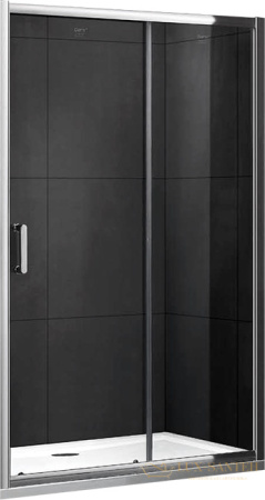 душевая дверь gemy victoria s30191h, цвет хром