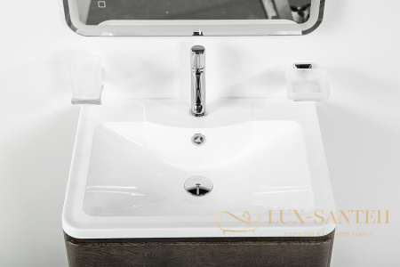 тумба под раковину belbagno albano albano-700-2c-so-rng 70 см подвесная, rovere nature grigio