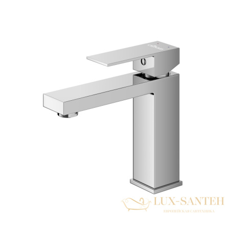 смеситель для раковины cezares slider-ls-01-w0, без донного клапана, хром глянцевый