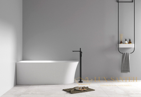 ванна акриловая угловая abber ab9258-1.5 l, белый глянцевый