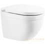 комплект унитаза с инсталляцией belbagno senso-r bb017chr/bb865sc/bb002-80/bb014-sr-bianco с сиденьем микролифт и клавишей смыва, белый