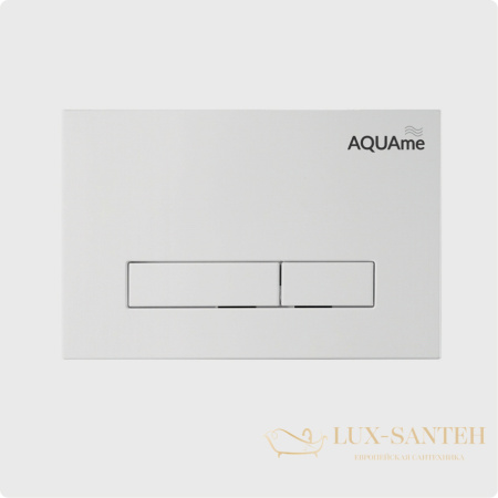 панель смыва aquame, aqm4103w, белый