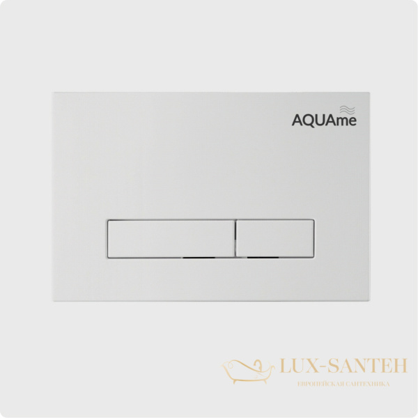 панель смыва aquame, aqm4103w, белый